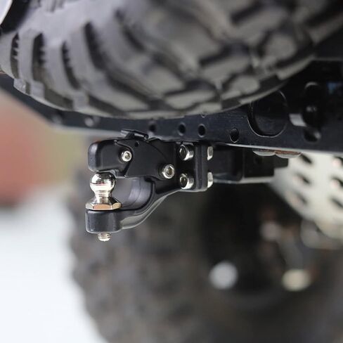 خطاف مقطورة معدني لسيارة RC، خطاف مقطورة زاحف، خطاف سحب، خطاف سحب لـ scx10 90046 traxxas trx4، قطع غيار وإكسسوارات سيارة RC... in Kuwait