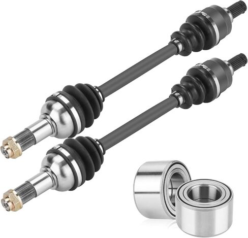 Youxmoto Rear Left/Right CV Axle Drive Shaft & Wheel Bearing Kit Fit for Yamaha Grizzly 550 (YFM550) 2009-2014/ Grizzly 700 (YFM700) 07-13; for Kodiak 450 EPS 2018 2019 2020 2021 in Saudi Arabia