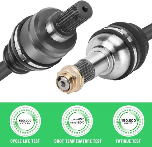 Youxmoto Rear Left/Right CV Axle Drive Shaft & Wheel Bearing Kit Fit for Yamaha Grizzly 550 (YFM550) 2009-2014/ Grizzly 700 (YFM700) 07-13; for Kodiak 450 EPS 2018 2019 2020 2021 in Saudi Arabia