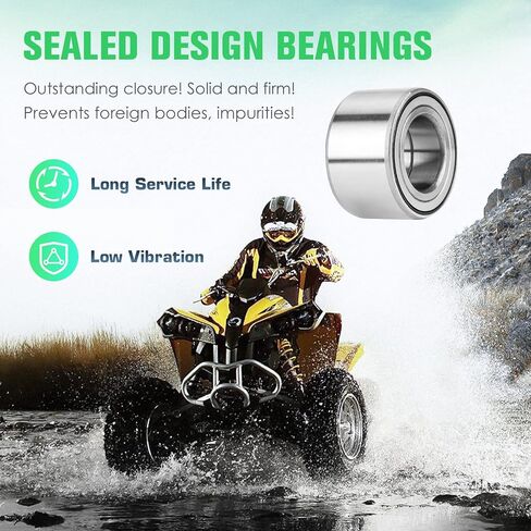 Youxmoto Rear Left/Right CV Axle Drive Shaft & Wheel Bearing Kit Fit for Yamaha Grizzly 550 (YFM550) 2009-2014/ Grizzly 700 (YFM700) 07-13; for Kodiak 450 EPS 2018 2019 2020 2021 in Saudi Arabia