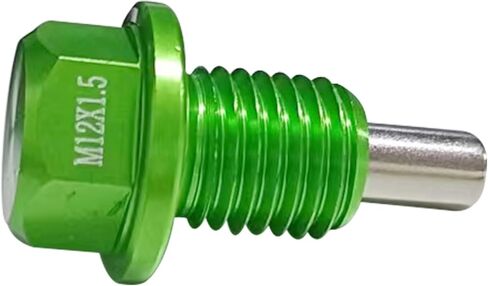 2 قطعة M16 x1.5 سدادة تصريف الزيت المغناطيسي من الفولاذ المقاوم للصدأ مع 12 غسالة نحاسية بديلة لتويوتا ولكزس ونيسان وإنفينيتي (أسود) in Kuwait