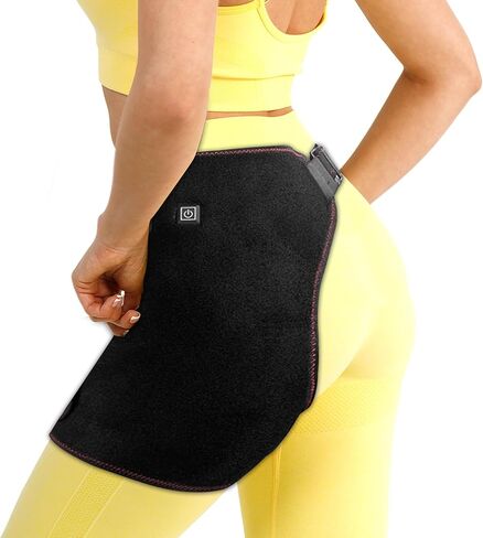 وسادة تسخين الورك - وسادة تسخين لتخفيف آلام الورك وعرق النسا - جهاز فعال لتخفيف آلام الورك، 3 درجات حرارة اهتزاز قابلة للتعديل in Kuwait