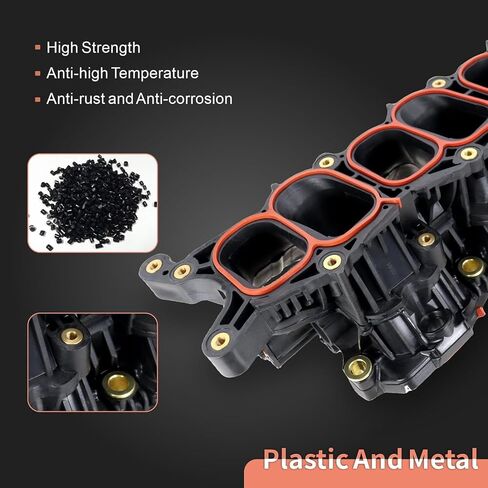 283103CAA0 Lqito Engine Intake Manifold with Gaskets Fits for 2011 2012 2013 Kia Sorento 2014 Kia Sedona 2010 2011 2012 Hyundai Santa Fe 3.5L V6# Replace# 615-472 28310-3CAA0 in Saudi Arabia