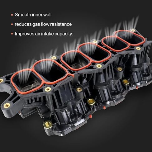 283103CAA0 Lqito Engine Intake Manifold with Gaskets Fits for 2011 2012 2013 Kia Sorento 2014 Kia Sedona 2010 2011 2012 Hyundai Santa Fe 3.5L V6# Replace# 615-472 28310-3CAA0 in Saudi Arabia