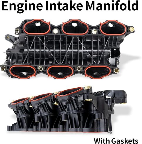 283103CAA0 Lqito Engine Intake Manifold with Gaskets Fits for 2011 2012 2013 Kia Sorento 2014 Kia Sedona 2010 2011 2012 Hyundai Santa Fe 3.5L V6# Replace# 615-472 28310-3CAA0 in Saudi Arabia