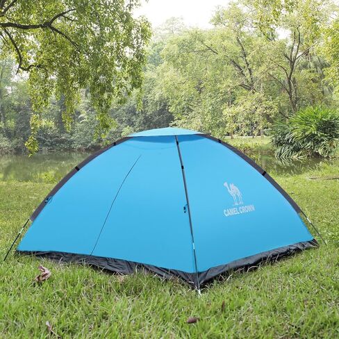 خيمة CAMEL لشخصين، مقاومة للماء، واسعة، خفيفة الوزن محمولة على الظهر للتخييم/المشي لمسافات طويلة في الهواء الطلق in Kuwait