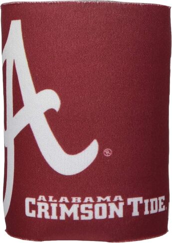 شعار العلامات التجارية NCAA Alabama Crimson Tide Flat Coozie، مقاس واحد، لون الفريق in Saudi Arabia
