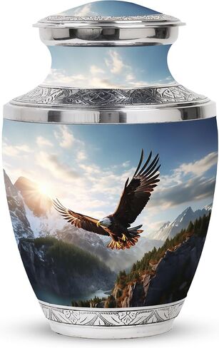 Eagle Urn Cremation Urns for Adult Ashes Women - an Urn for Ashes - Funeral Urn Ashes - Cremation Urns for Adult Ashes Men (size-3nch,1pcs) in Saudi Arabia