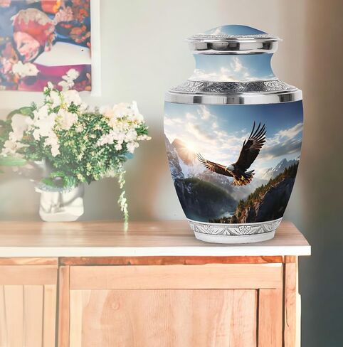 Eagle Urn Cremation Urns for Adult Ashes Women - an Urn for Ashes - Funeral Urn Ashes - Cremation Urns for Adult Ashes Men (size-3nch,1pcs) in Saudi Arabia