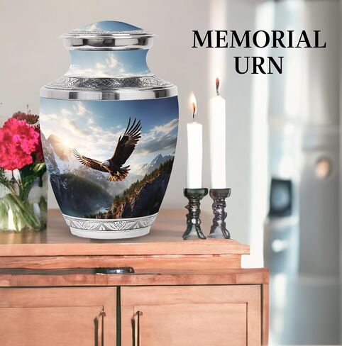Eagle Urn Cremation Urns for Adult Ashes Women - an Urn for Ashes - Funeral Urn Ashes - Cremation Urns for Adult Ashes Men (size-3nch,1pcs) in Saudi Arabia