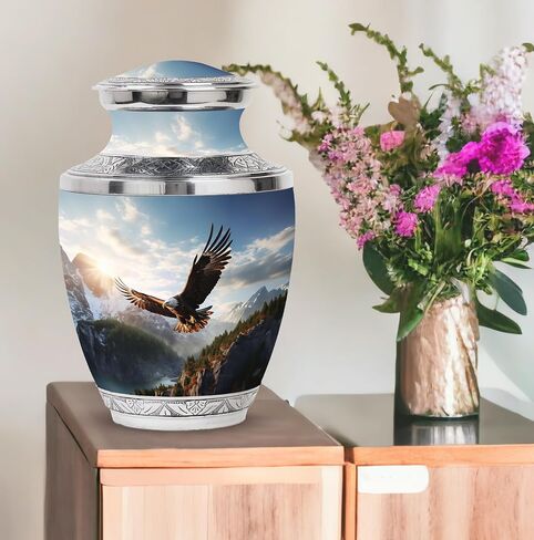 Eagle Urn Cremation Urns for Adult Ashes Women - an Urn for Ashes - Funeral Urn Ashes - Cremation Urns for Adult Ashes Men (size-3nch,1pcs) in Saudi Arabia
