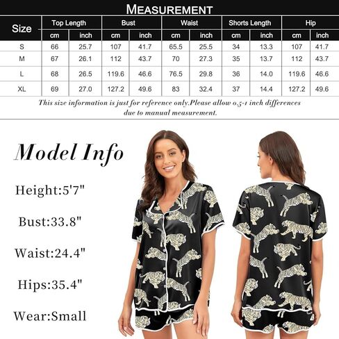 Brosloth Womens Silk Short Pajama Set Button Up Pajamas Satin Pj Set Summer Loungewear for Women 2 Piece Set in Saudi Arabia