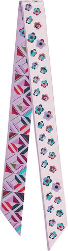 100% Mulberry Silk Ribbon Scarf for Women, Digital Printed Silk Scarf for Hair Wrap, Silk Neck Scarf Headscarf in Saudi Arabia