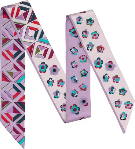 100% Mulberry Silk Ribbon Scarf for Women, Digital Printed Silk Scarf for Hair Wrap, Silk Neck Scarf Headscarf in Saudi Arabia