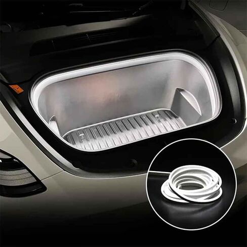 SmarTesla Model Y Model 3 Frunk Ambient Light يعمل مع Automatic Frunk (أبيض) 2021-2023 الحاضر in Kuwait