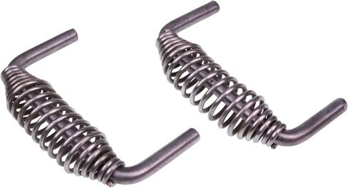 مقابض زنبركية مقاومة للصدأ مقاس 2 × 5-3/8 بوصة مع قضيب فولاذي مقاس 1/2 بوصة مع نموذج لحام متوافق مع العديد من شوايات الشواء والمواقد الخشبية والخزائن والأفران in Saudi Arabia