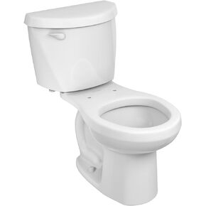 American Standard 250AA104.020 Colony 3 Two-Piece Toilet, Elongated Front, Chair Height, White, 1.28 gpf