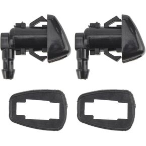 قطعتان 7T4Z-17603-A مجموعة فوهة غسيل الزجاج الأمامي، فوهة رش ممسحة تناسب Ford Edge 2007-2011 لسيارة Lincoln MKX Base Sport Premium Sport 2007-2010، فوهة رش الزجاج الأمامي in Kuwait
