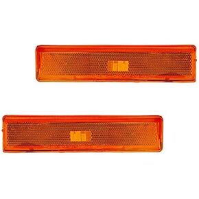 RAREELECTRICAL NEW SIDE MARKER LIGHT PAIR COMPATIBLE WITH FORD F-150 1980-1985 1986 E0TZ15A201A FO2551106 FO2550108 E0TZ 15A201 B E0TZ-15A201-B E0TZ15A201B