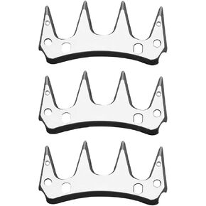 13 Tooth Sheep Shears Replacement Blades PRO Universal Blade for All Major Brands Oster GDJOB TAKEKIT BEETRO Dragro Lister Heiniger Sheep Clippers for Sheep Alpacas Goats (13 Tooth Silver)