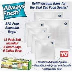 Always Fresh Vacuum Seal Bag Refill Pack