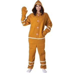 Adult Gingerbread Jumpsuit