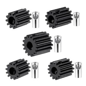 5Pack Steel 32P 5mm Pinion Gear Sets 11T 12T 13T 14T 15T for HPI Kyosho Losi Tra-xxas Tamiya 1/5 1/6 1/8 1/10 1/14 1/16 1/18 RC Car Monster Truck Buggy