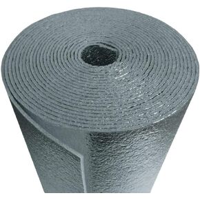 US Energy Products R-8 HVAC Duct Wrap Insulation Reflective Double Sided Foam Core (Class 1-A ASTM FIRE Rated) (AD5 1/4INCH Thick) (2ft x 50ft)