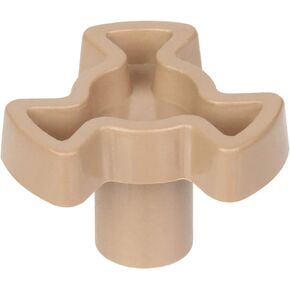 Microwave Turntable Coupler for 12 mm Roller, Microwave Oven Roller Guide Support with "D" Port, Fit Roller Height 12 mm