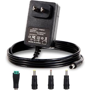 5V 1A Power Supply Charger AC Adapter DC 5 Volt 1 Amps Power Adapter 5V Regulated Switching Power Cord for 100mA 200mA 300mA 350mA 400mA 500mA 600mA 700mA 800mA 850mA 900mA 1000mA Electronics