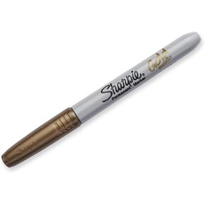 Sharpie Metallic Fine Point Permanent Marker Open Stock, Gold Twin