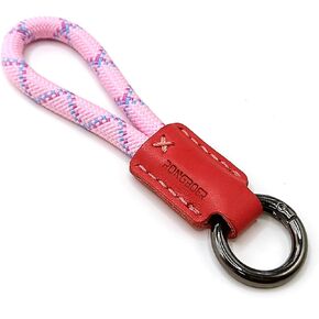 Handmade Cowhide Leather Short Keychain,Car Key Chain Accessories,Keychains for Women And Men,Cell Phone Lanyard