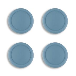 PlayVital 2 Pair Thumb Stick Caps for Nintendo Switch Lite, Thumb Grip Button Caps for Nintendo Swicth Accessories - Airforce Blue