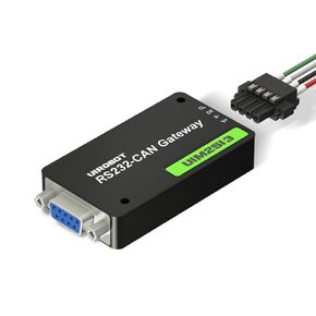 Serial Adapters RS232 and CAN Bus System Control Converter Gateway Hardware, Wide Voltage Input 12~48VDC, CAN Bus 3000V Isolation, Aluminum Case