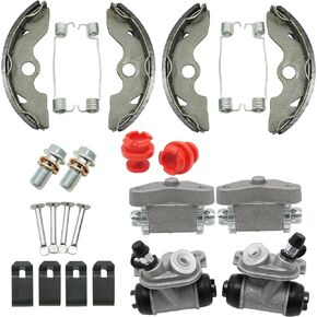M MATI Front Brake Wheel Cylinders Shoes Adjusters Kit for Honda FourTrax 200 TRX200 TRX200D TRX200SX 1986-1997 45370-HF1-961 45350-HF1-961 45340-HB3-003
