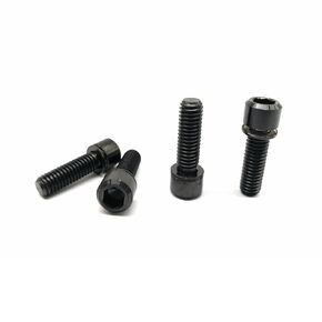 RISON Titanium M6 x 16mm Bicycle Screws Allen Hex Socket Head Bike Bolts Rainbow Bolts with Washer 5PCS