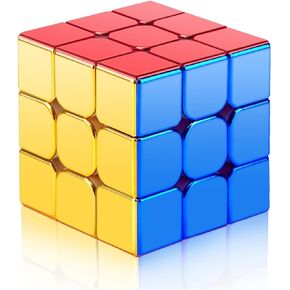 Willking ShengShou Legend Metallic Mirror Reflective Stickerless Speed Cube 3x3x3 Metallic Speed Cube in Kuwait