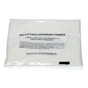 Big D 170 D-Vour Absorbent Powder, Lemon Fragrance, 1.5 oz Packet (Pack of 12) - Absorbs accidental spills for easy clean-up - Ideal for use in schools, restaurants, health care facilities, grocery stores