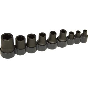 Lisle 83100 External Torx Plus Socket Set, 9pc