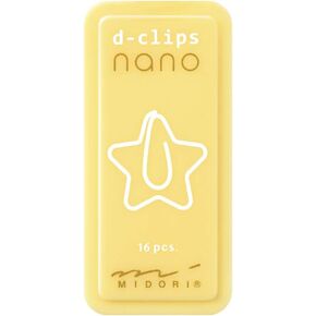 Midori 43384006 Clip Deep Clips Nano Star Pattern