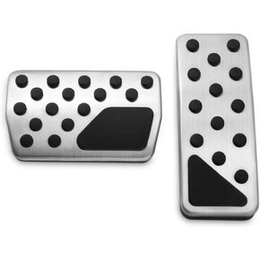 Non-Slip Performance Foot Pedal Pads,Auto Aluminum Pedal Covers Fit Jeep Grand Cherokee Dodge Durango 2011-2018
