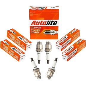 Autolite 295 Copper Non-Resistor Automotive Replacement Spark Plugs (4 Pack)