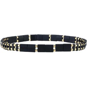 KELITCH Stretch Bracelets Colorful Stackable Tila Bead Bracelets Women Friendship Bracelets Bohemian Jewelry in Kuwait