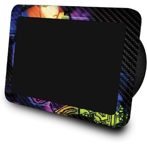 Carbon Fiber Skin Compatible with Amazon Echo Show 8 (3rd Gen, 2023) - Angry Ripple - Premium 3M Vinyl Protective Wrap Decal Cover - Easy to Apply, Crafted in The USA by MightySkins