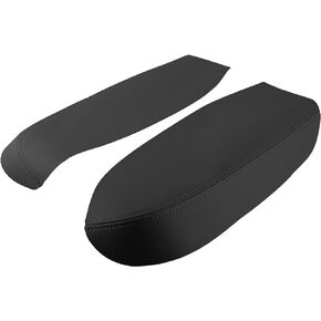 Car Front Door Panel Armrest Cover Interior Door Trims for Acura RDX 2007-2012 Black 1 Pair