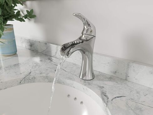 Pfister Jaida Bathroom Sink Faucet, Single Control, 1-Handle, Single Hole, Brushed Nickel Finish, LF042JDKK in Kuwait