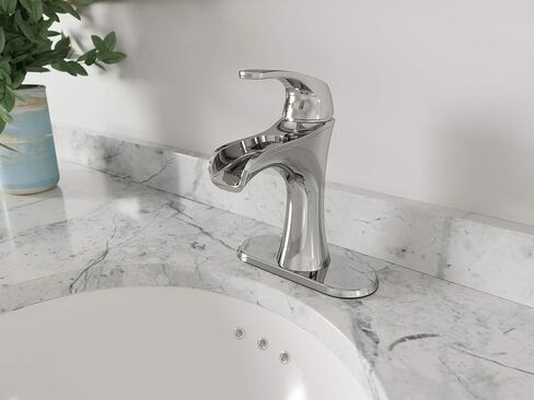 Pfister Jaida Bathroom Sink Faucet, Single Control, 1-Handle, Single Hole, Brushed Nickel Finish, LF042JDKK in Kuwait
