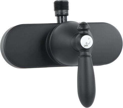 Empire Faucets Single Lever Shower Valve, 1pc - Matte Black RV Bathroom Faucet Valve, Non-Metallic with Vacuum Breaker in Saudi Arabia