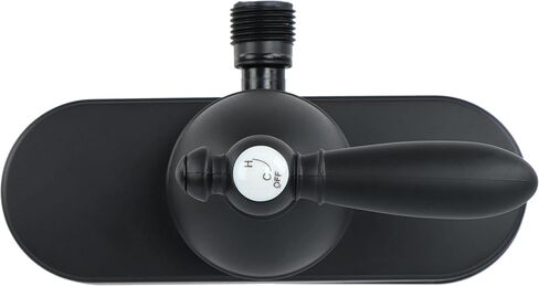 Empire Faucets Single Lever Shower Valve, 1pc - Matte Black RV Bathroom Faucet Valve, Non-Metallic with Vacuum Breaker in Saudi Arabia