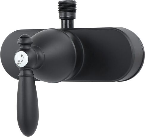 Empire Faucets Single Lever Shower Valve, 1pc - Matte Black RV Bathroom Faucet Valve, Non-Metallic with Vacuum Breaker in Saudi Arabia